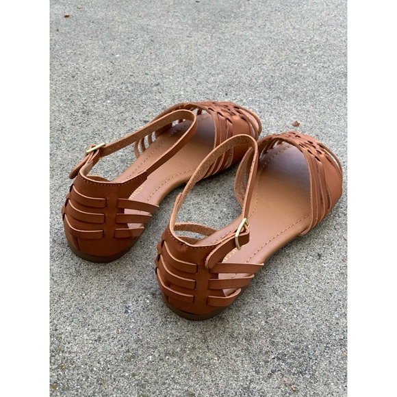 Cityclassified Weave Huarache Flat Sandals - Picture 4 of 5